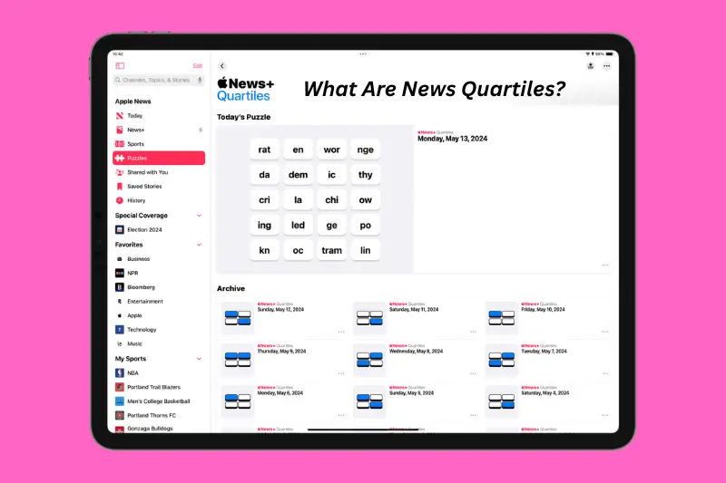 what are news quartiles